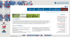 Desktop Screenshot of fundacionbiofisicabizkaia.org